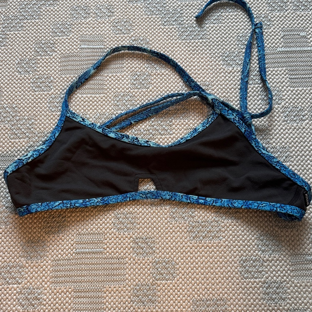 Blue and Black Jolyn Top